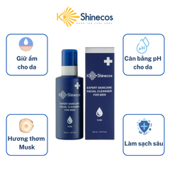 Sữa rửa mặt dịu nhẹ cho Nam K Shinecos Expert Skincare Facial Cleanser For Men 150ml  4.9