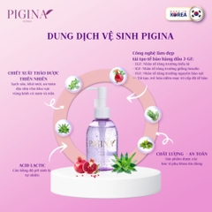Dung dịch vệ sinh phụ nữ Pigina 150ml  Thương hiệu: PIGINA   Xuất xứ: Hàn Quốc 