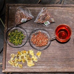 Trà Gạo Lứt Tim Sen