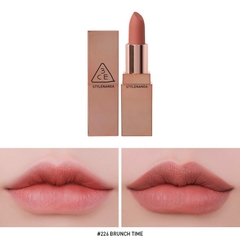 Son 3CE Matte Lip Color mẫu vỏ vàng 2018 #226 #227 #228-hàn