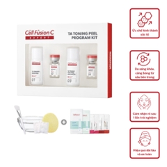  Bộ Sản Phẩm Peel Trắng Da An Toàn TA Toning Peel  Thương hiệu: Cell Fusion C  Xuất xứ: Hàn Quốc 