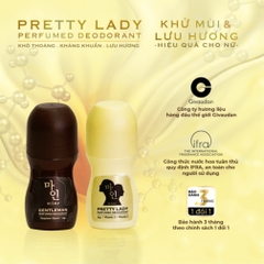 Pretty Lady Deodorant Perfume - Lăn khử mùi nước hoa