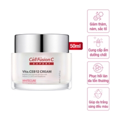 Cell Fusion C Expert - Kem dưỡng trắng & đều màu da White Cure Vita.CEB12 CREAM