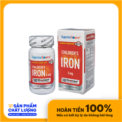 Thực phẩm bảo vệ sức khỏe CHILDREN’S IRON 5mg