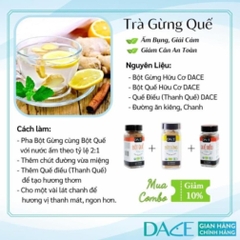 BỘT GỪNG HỮU CƠ