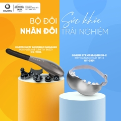 Bộ đôi sức khỏe - nhân đôi trải nghiệm  1. - Ogawa Buzzy HandHeld Massager (OG-1100L) / Máy massage cầm tay Buzzy, hiệu Ogawa (OG-1100L)