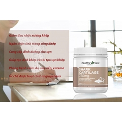 Sụn vi cá mập Healthy Care Shark Cartilage ÚC 200 viên-ÚC