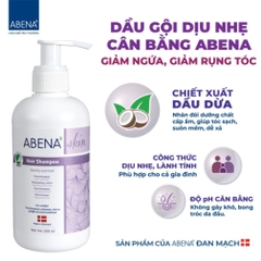 Dầu gội dịu nhẹ cân bằng Abena - 250ml   2. Thương hiệu: ABENA   3. Xuất xứ: Đan Mạch 