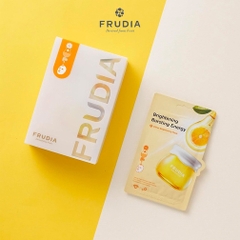 Combo 10 mặt nạ Cam Quýt giúp dưỡng da trắng sáng Frudia Citrus brightening mask 20ml