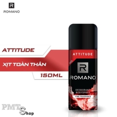 Xịt khử mùi toàn thân Romano 150ml