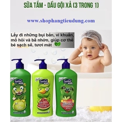 Sữa tắm, Gội và Xả Cho Bé Suave Kids 3 in1- 532ML-usa