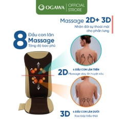 Dụng cụ massage lưng - Ogawa Mobile Seat XE Duo Pro (OZ-1007)