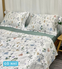 Combo vỏ mền vỏ gối Tencel 60s