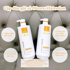 OLEXRS ARGAN OIL COLLAGEN - GỘI + XẢ TO 500ml (bản cao cấp LUXURY)-anh