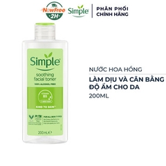 Nước hoa hồng Simple Kind to Skin Soothing Facial Toner-anh