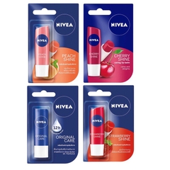 SON DƯỠNG ẨM NIVEA 4.8G CÁC VỊ.