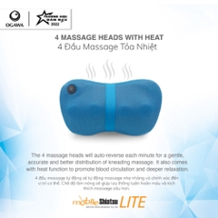  OGAWA Shiatsu Lite -  Blue / Gối massage văn phòng (OG 2015)
