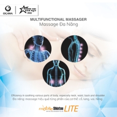  OGAWA Shiatsu Lite -  Blue / Gối massage văn phòng (OG 2015)