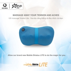  OGAWA Shiatsu Lite -  Blue / Gối massage văn phòng (OG 2015)