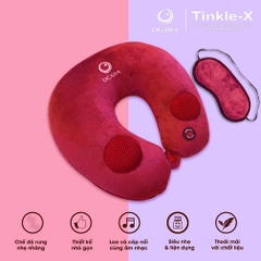 Tinkle Touch - X (OL-0502X) and sleep Eye Mask / Gối massage âm nhạc kèm miếng che mắt ngủ (OL-0502X)