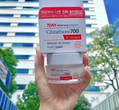 Kem trắng da 7 Day Whitening Program Glutathione 700 V-ample 50ml-hàn