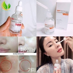 Huyết thanh trắng da 7day Whitening Program Glutathione 700 V-ample-MẪU MỚI