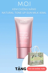 [TẶNG KÈM QUÀ] KEM CHỐNG NẮNG NÂNG TONE NATURAL TONE UP SUN MILK M.O.I 40ML