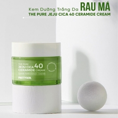 KEM DƯỠNG TRẮNG DA RAU MÁ PRETTY SKIN THE PURE JEJU CICA-hàn