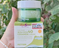 KEM DƯỠNG TRẮNG DA RAU MÁ PRETTY SKIN THE PURE JEJU CICA-hàn
