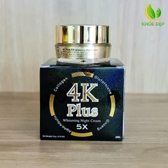 Kem Dưỡng Trắng Da Nhân Sâm 4K Plus Whitening Nigth Cream