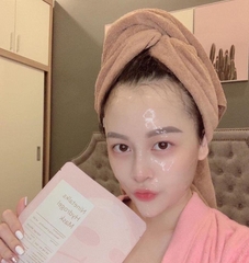 Mặt nạ Celderma Ninetalks Hydrogel Mask-MÀU HỒNG,hộp 4 miếng-HÀN