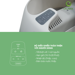 Máy massage chân bằng hơi nước - OGAWA (OF 3006)  2. Thương hiệu: OGAWA (Thương hiệu từ Malaysia)