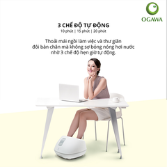 Máy massage chân bằng hơi nước - OGAWA (OF 3006)  2. Thương hiệu: OGAWA (Thương hiệu từ Malaysia)