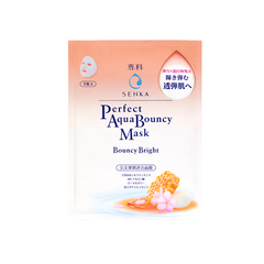 MẶT NẠ DƯỠNG TRẮNG ĐÀN HỒI PERFECT AQUA BOUNCY MASK BOUNCY BRIGHT SENKA