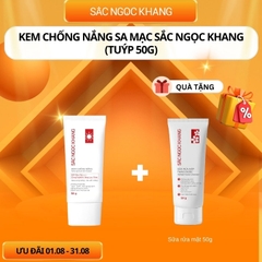 KEM CHỐNG NẮNG SA MẠC (TUÝP 50G) - SẮC NGỌC KHANG