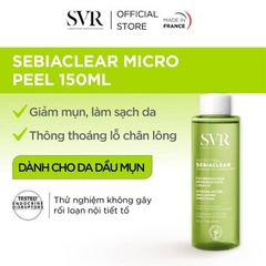 Nước Hoa Hồng Dành Cho Da Dầu Mụn SVR Sebiaclear Micro Peel 150m-pháp