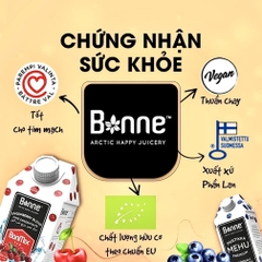NƯỚC ÉP CAO CẤP CÓ THỊT QUẢ CAM BONNE  2. Thương hiệu: BONNE