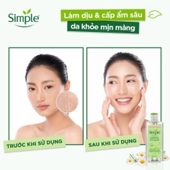 Nước hoa hồng Simple Kind to Skin Soothing Facial Toner-anh