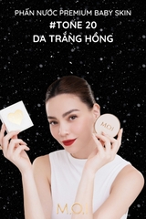 Phấn Nước M.O.I Premium Baby Skin Cushion Tone 20 – Da trắng hồng