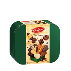 Hộp Bánh Quy Delacre Tea Time Hàng Pháp 1KG
