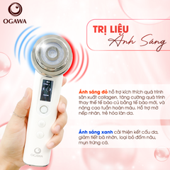 Máy nâng cơ mặt đẩy tinh chất trị liệu bằng ánh sáng RF (OB-063), hiệu Ogawa