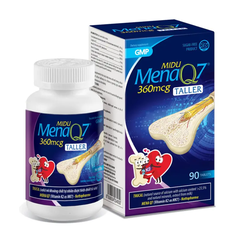 Thực phẩm bảo vệ sức khỏe: Midu MenaQ7 360mcg Taller (hộp 90 viên)
