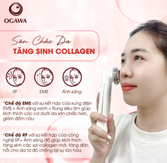 Máy nâng cơ mặt đẩy tinh chất trị liệu bằng ánh sáng RF (OB-063), hiệu Ogawa