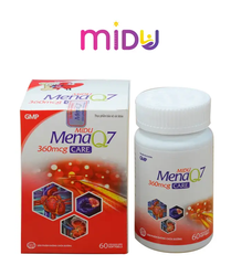 Midu MenaQ7 360mcg care - Hộp (1 lọ x 60 viên)