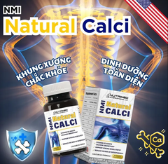Thực phẩm bảo vệ sức khỏe NMI Natural Calci