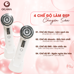 Máy nâng cơ mặt đẩy tinh chất trị liệu bằng ánh sáng RF (OB-063), hiệu Ogawa