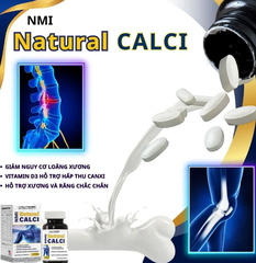 Thực phẩm bảo vệ sức khỏe NMI Natural Calci