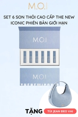 [TẶNG VÍ JEAN XÁCH TAY] SET 3 SON THỎI CAO CẤP THE NEW ICONIC PHIÊN BẢN GIỚI HẠN