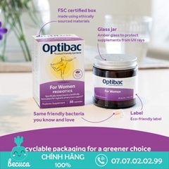 Men vi sinh Optibac probiotics cho phụ nữ lọ 30 viên-anh