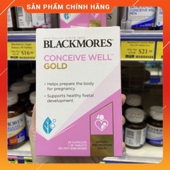 Viên uống tăng thụ thai Blackmores Conceive Well Gold -56 Viên-úc